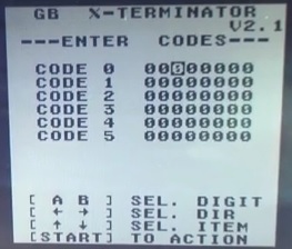 File:X-Terminator GameBoy Screen3CodeScreen.jpg