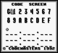 Code screen